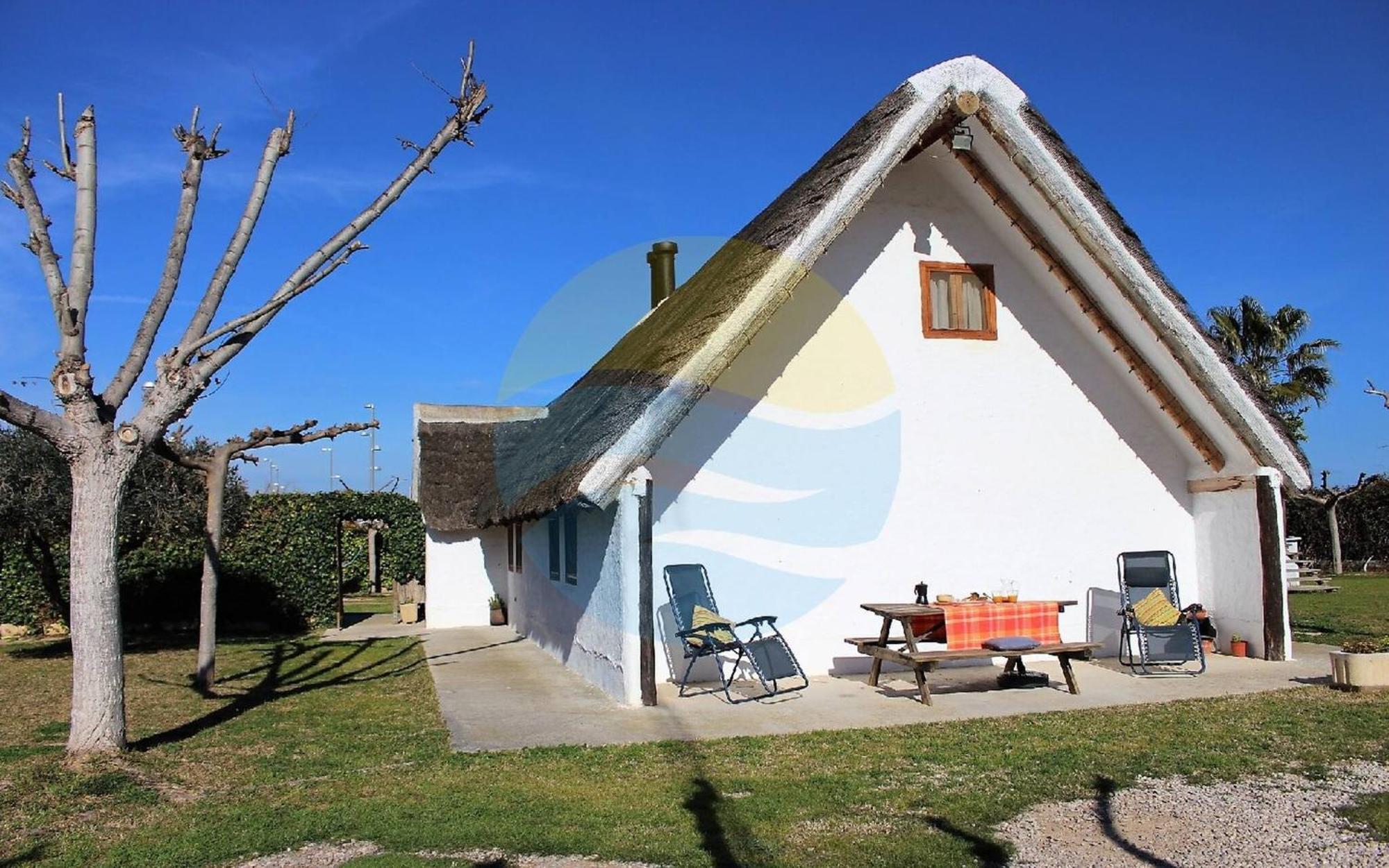 Barraca Tipica Del Delta, Con Piscina, Jardin Y Barbacoa - Deltavacaciones Villa Sant Jaume d'Enveja Exterior photo